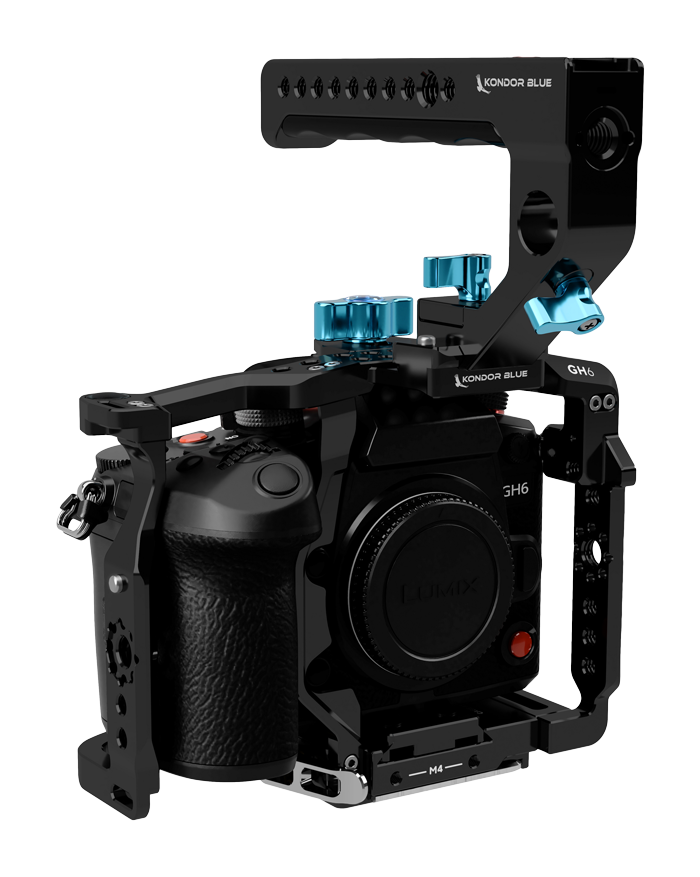 Kondor Blue Panasonic LUMIX GH6 Cage With Top Handle (Raven Black ...