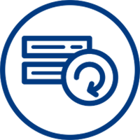blue protection icon