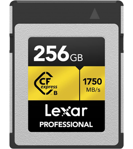 Lexar Professional 256GB CFexpress Type B Gold Series Memory Card
