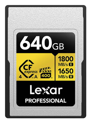 Lexar Professional GOLD CFexpress 4.0 Type A Card