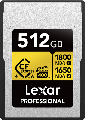 Lexar Gold CFexpress 4.0 Type A Card