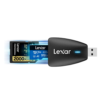 sd and micro sd card being plugged into the usb card reader