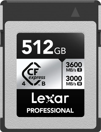 Lexar Professional Silver CFexpress 4.0 Type B Memory Card