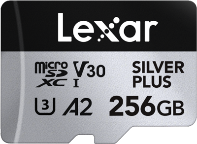 Lexar SILVER PLUS MicroSDXC UHS-I Memory Card 256GB