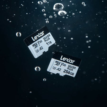 microsdxc card dropped into water
