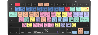 logickeyboard Premiere Pro CC Mini Bluetooth Mac Keyboard
