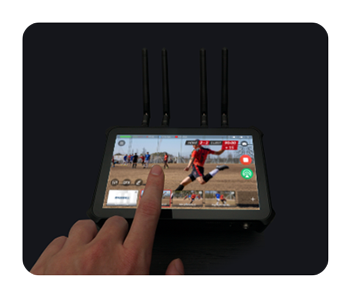 video camera monitor touch screen