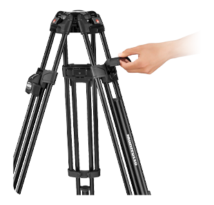 Manfrotto Fluid Video Head with 645 Fast Twin Leg Tripod