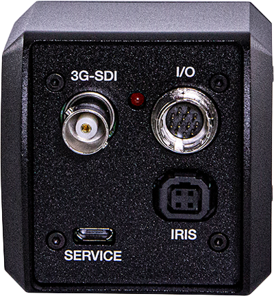 Rear view of the Marshall CV348 Compact POV Camera