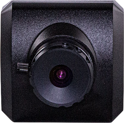 front view of the Marshall CV370 Compact POV Camera lens mount