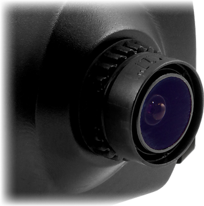close up of the Marshall CV568 Miniature Global Camera lens