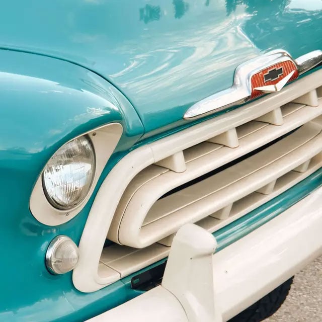 sample image of a vintage car bumper