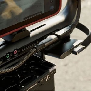 Two USB-C Cables connected to Moment SuperCage