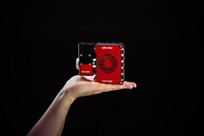 someone holding the mo-sys startracker max
