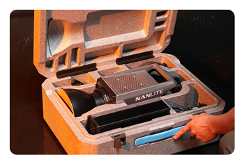 nanlite fc 500c in the carry case