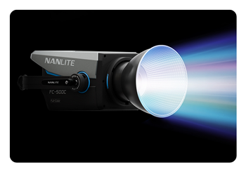side view of the nanlite fc 500c