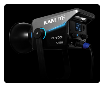 side view of the nanlite fc 500c