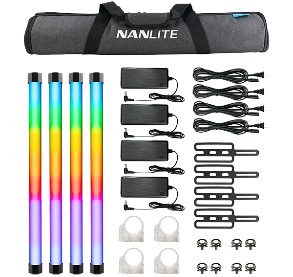 Nanlite PavoTube II 15X 4 Light Kit LED RGBWW Studio lighting kit