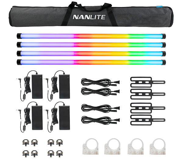 Nanlite PavoTube II 30X 4 Light Kit LED RGBWW Studio lighting kit