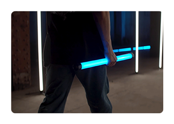 someone carrying the nanlite pavotube