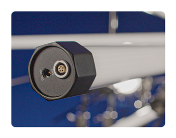 close up of the nanlite pavotube