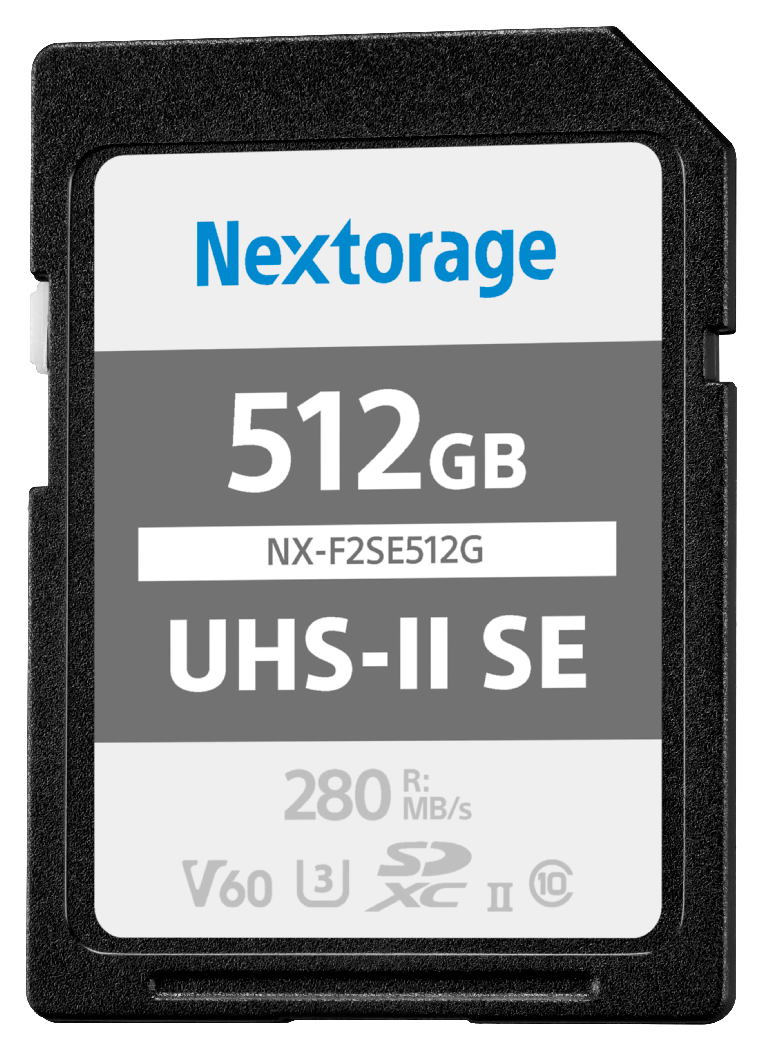 Nextorage V60 UHS-II SD Card SE Series (512GB)