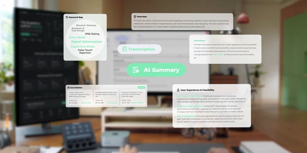 ai summary notes from a meeting