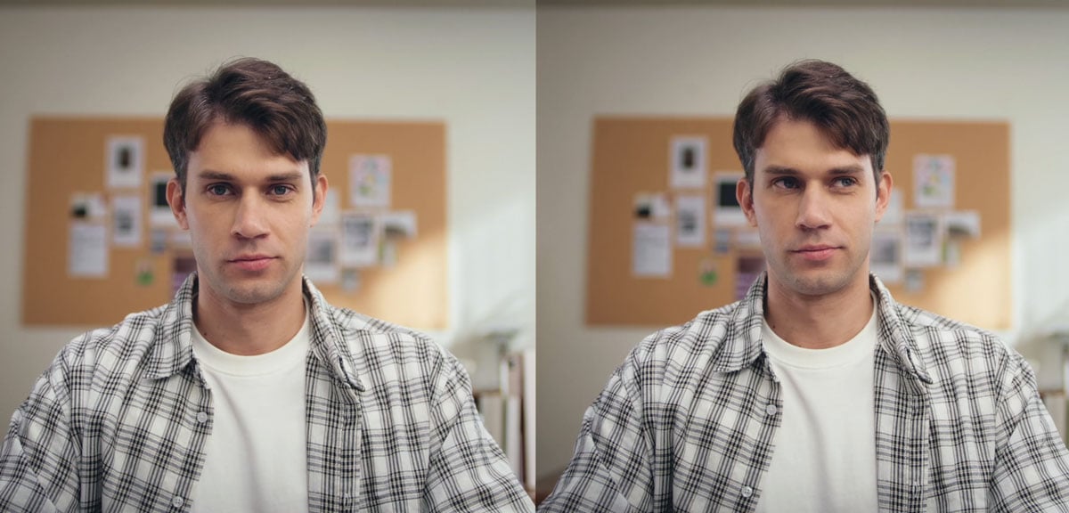 obsbot meet flip eye tracking side by side example