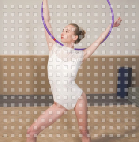genral af breakdown of a dancer holding a purple hoop