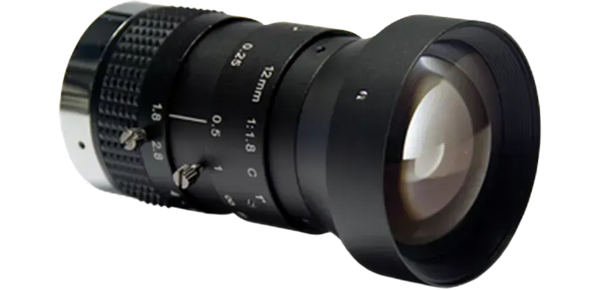 angled view of a optitrack lens