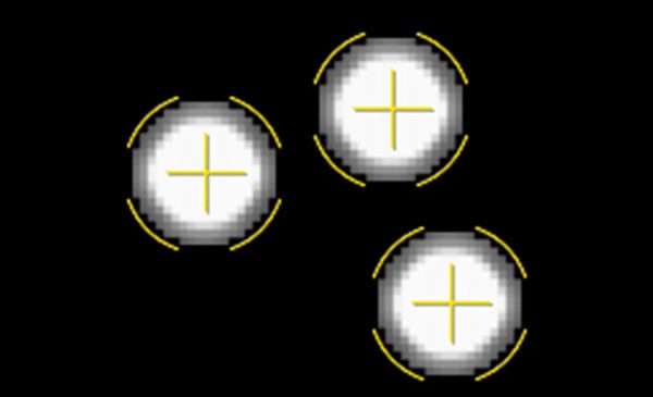 markers being tracked