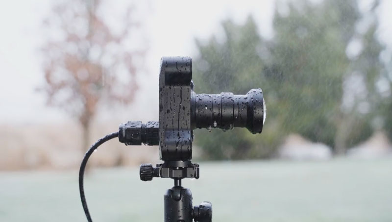 versaX 3d camera in the rain