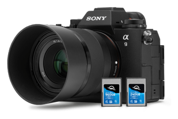 OWC Atlas Pro range infront of a sony camera