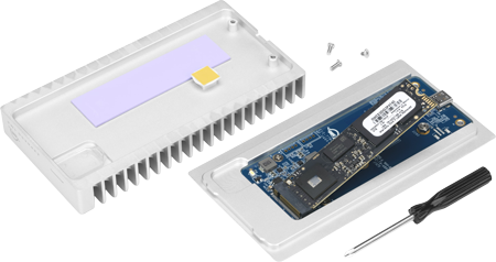 opened owc nvme enclosure