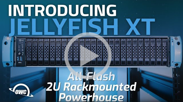 YouTube Video Thumbnail for Introducing OWC Jellyfish XT