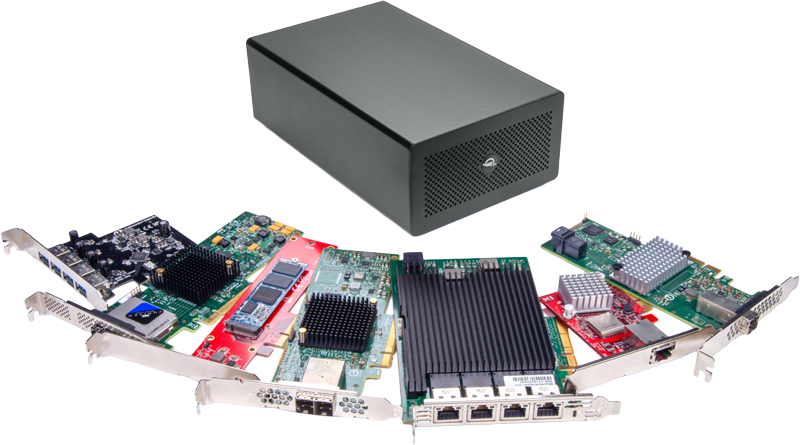 owc mercury helios 3s with pcie cards