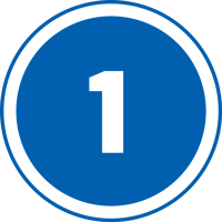 blue 1 icon
