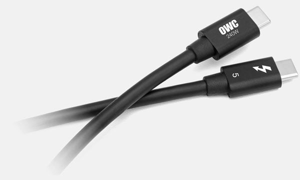 OWC Thunderbolt 5 Cable ends