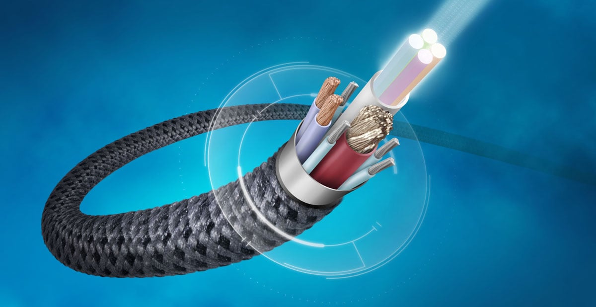 breakdown of the optical cable