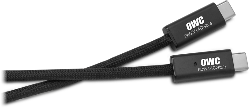close up of the usb optical cable