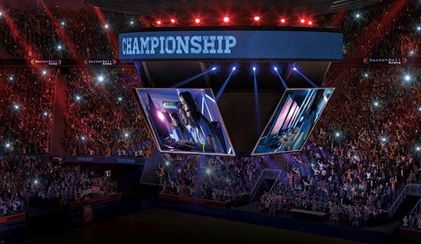 ptz being used to stream a esport tournament