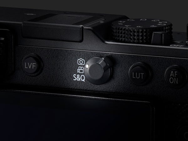 Photo/Video/S&Q Switch on the lumix camera