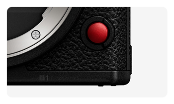 close up of the Panasonic LUMIX S1II sub video rec button