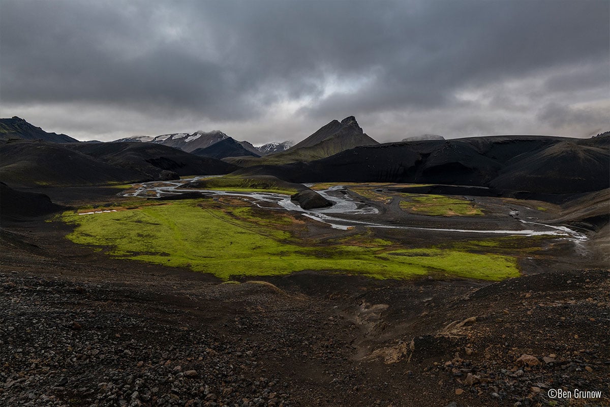 sample showing the highlands of Iceland