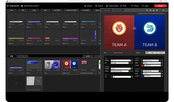 Screenshot or Roland Graphics Presenter Software window