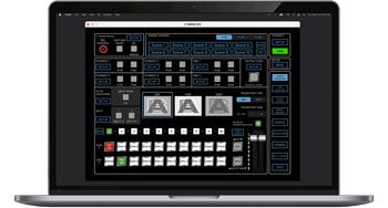 Image of apple macbook running roland control application