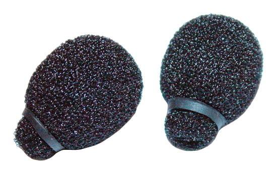 Rycote Miniature Black Lavalier Foam 2 Pack