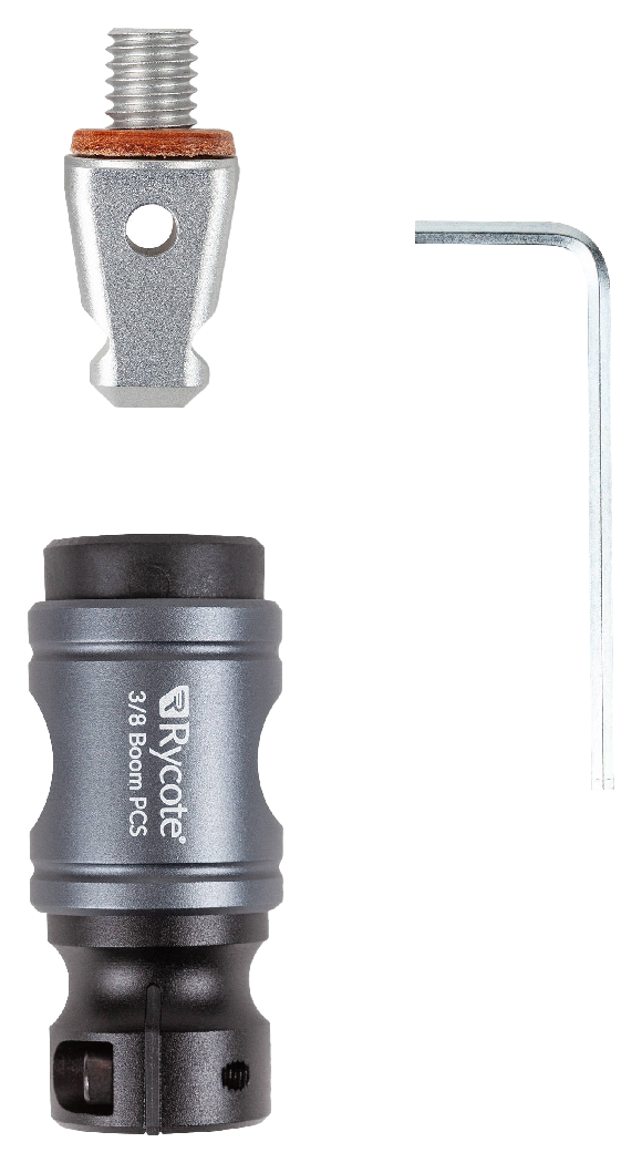 Rycote PCS-Boom Connector With 3/8 Tip