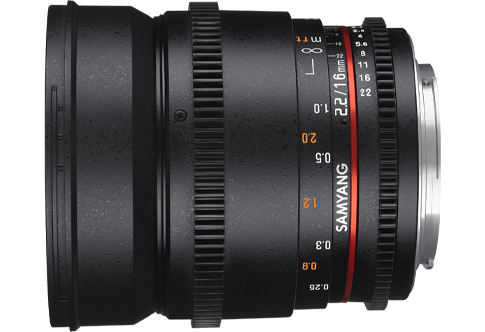 Samyang 16mm T2.2 VDSLR ED AS UMC CS II Lens