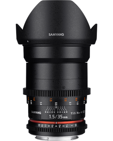 Samyang 35mm T1.5 VDSLR AS UMC II Lens